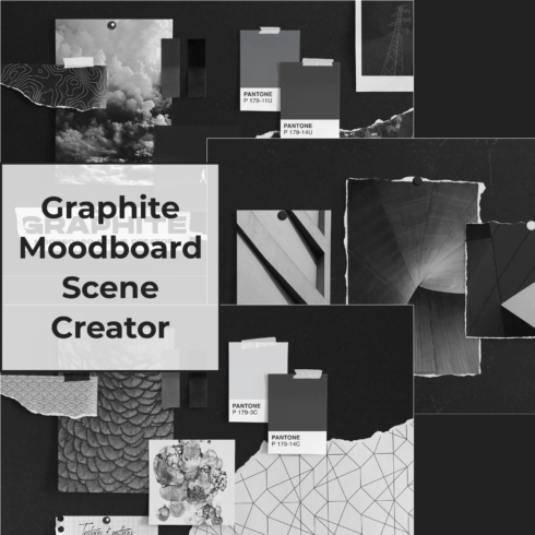 Graphite Moodboard Scene Creator.