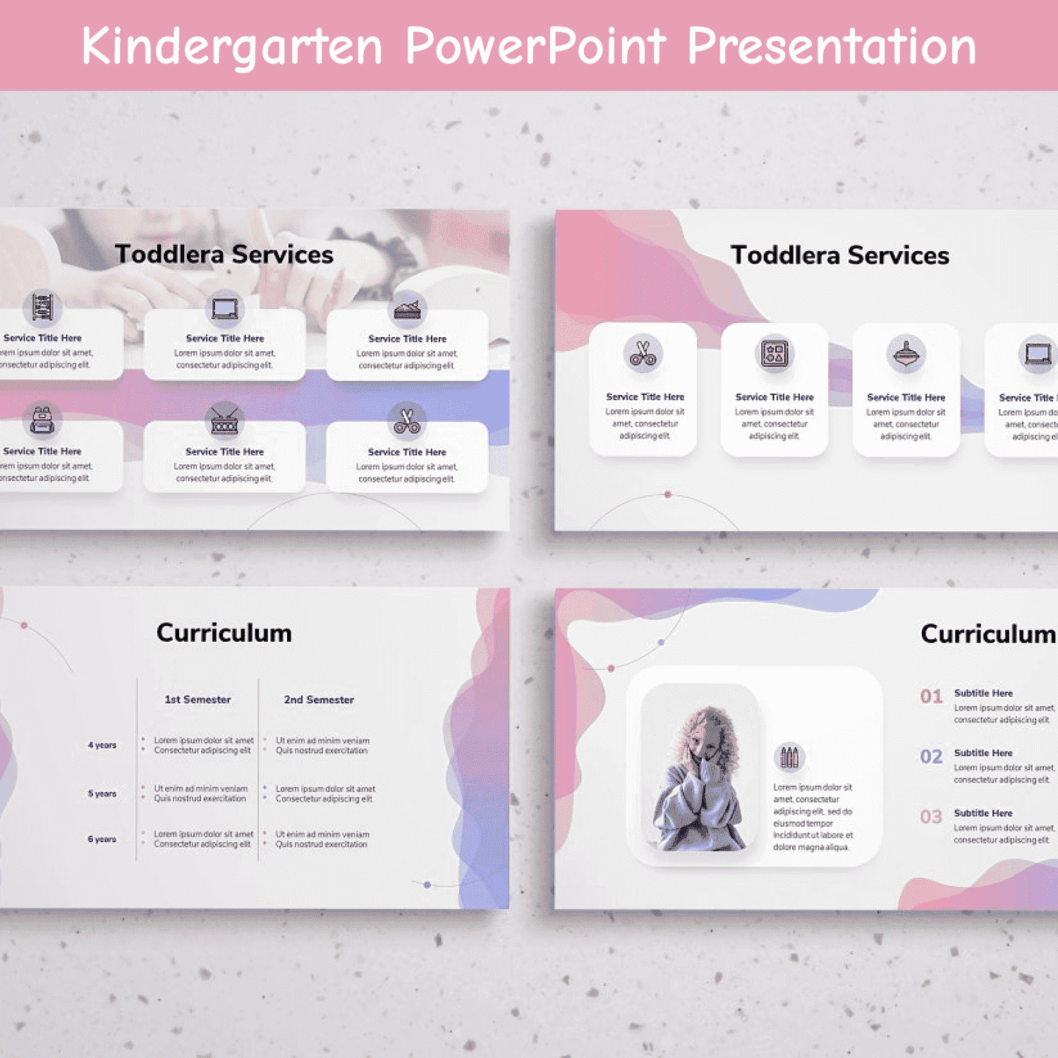 Kindergarten PowerPoint Presentation - Slides Preview.