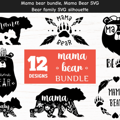 Mama bear svg bundle.
