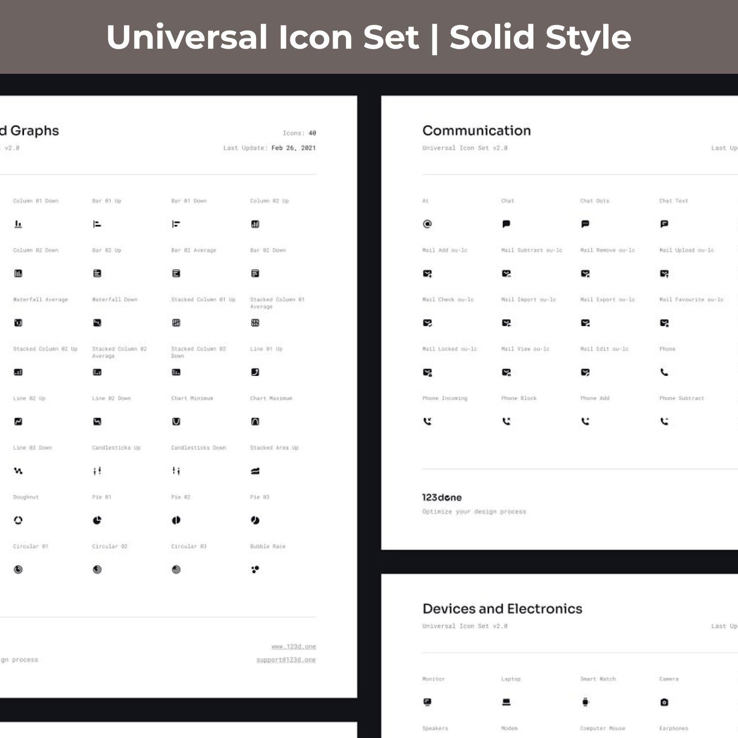 Many universal Icon Set.