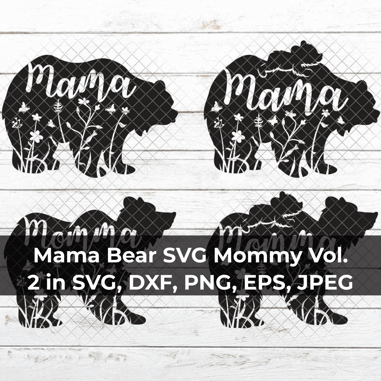 Mama Bear SVG.
