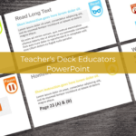 Teacher's Deck Educators Powerpoint Preview.