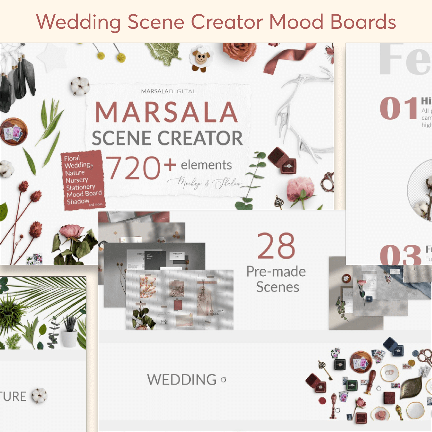 Marsala Scene Creator 720 Plus Elements.