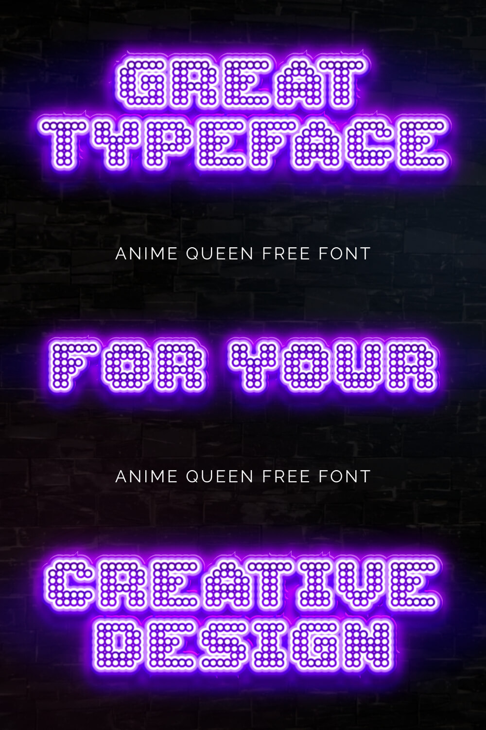 03 anime queen free font pinterest