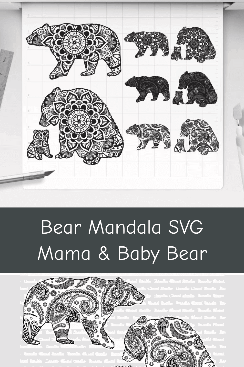 Many Different Bear Mandala.
