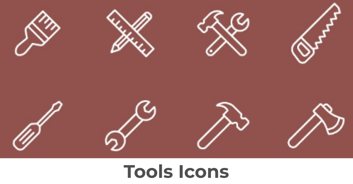 Big tools icons.