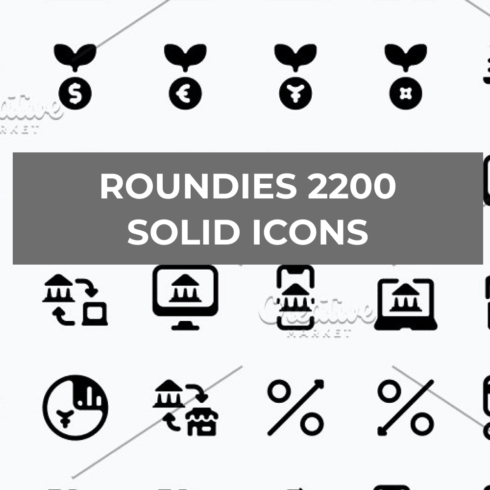 Round icons for presentation