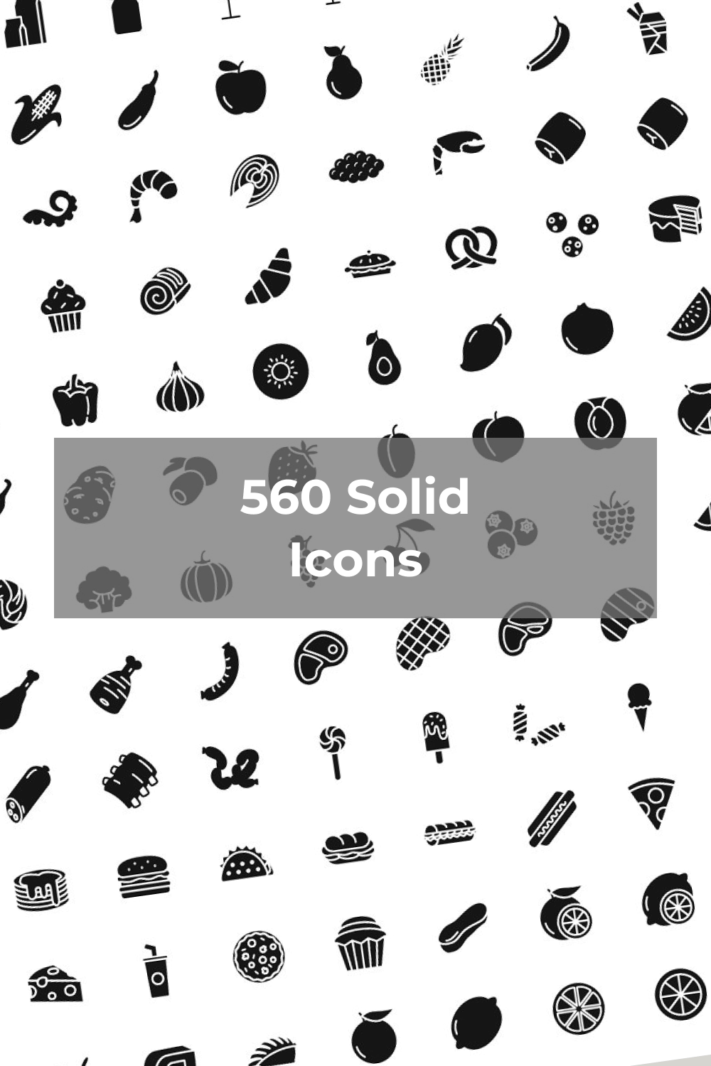 560 tilted solid icons.