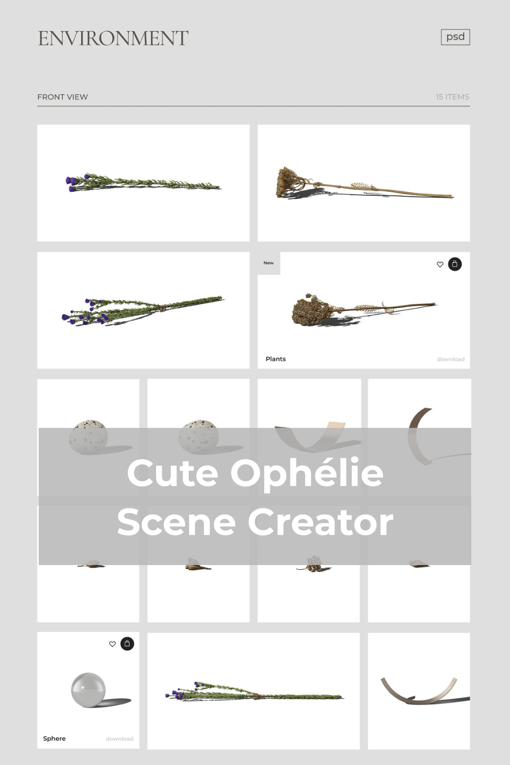 Environment for Cute Ophélie – Scene Creator.