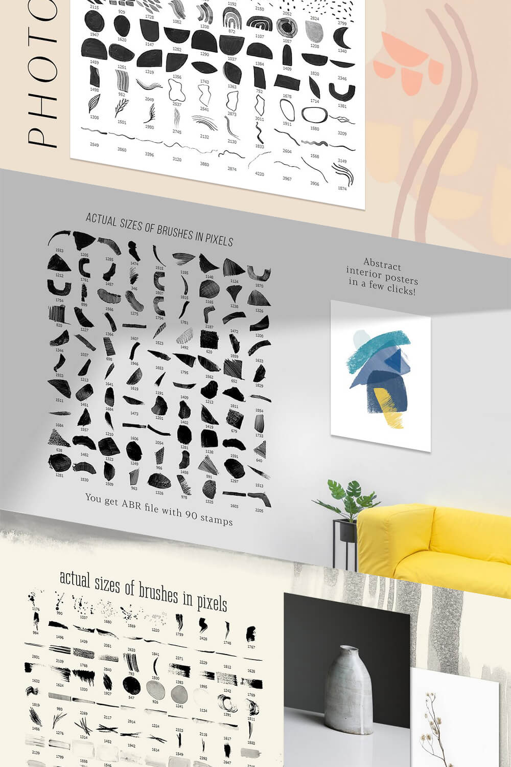Abstract Interior Posters.