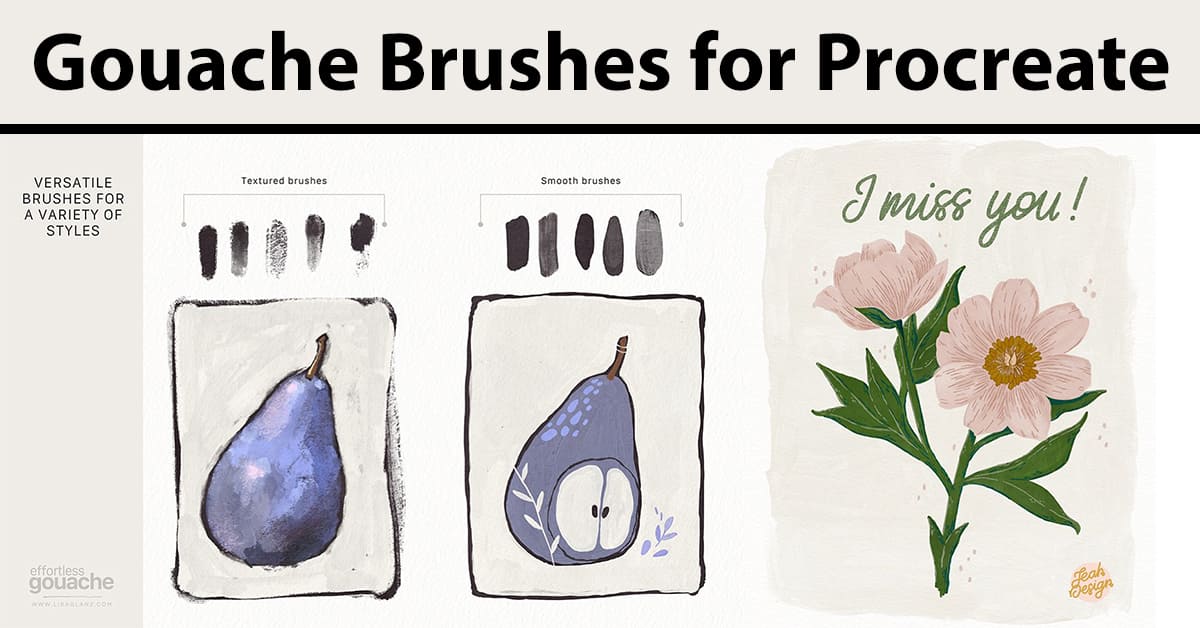 Gouache Brushes For Procreate - "Versatile Brushes For A Variety Of Styles".