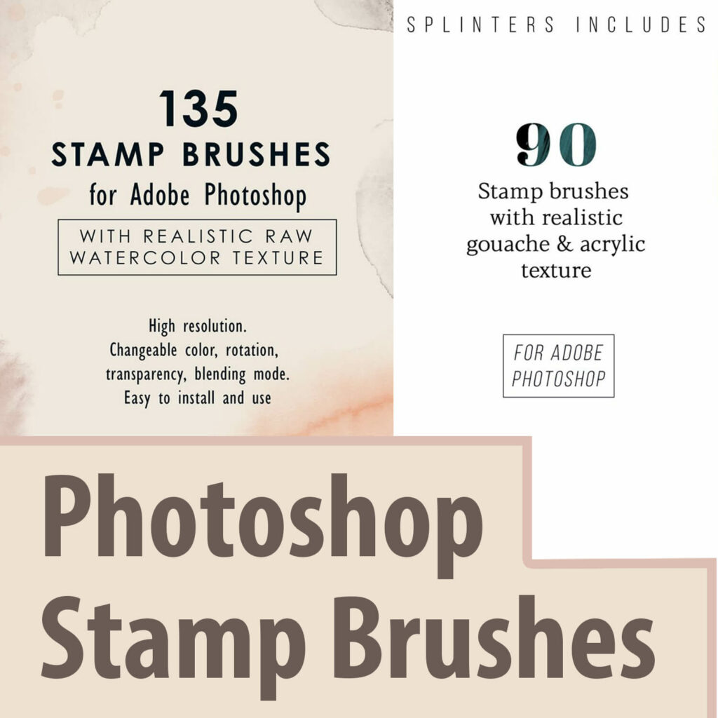 Photoshop Stamp Brushes Bundle – MasterBundles