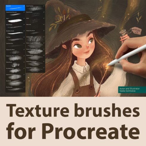 Texture Brushes For Procreate - Preview.