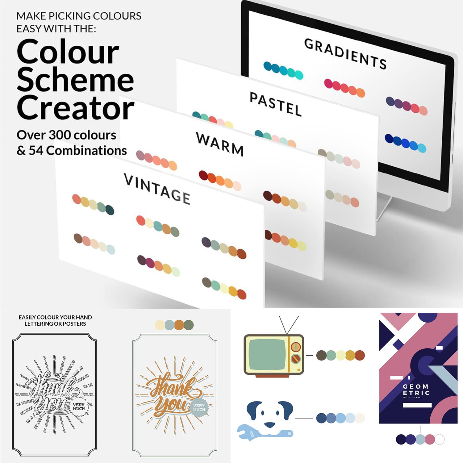 Colour Scheme Creator - Palette Preview.