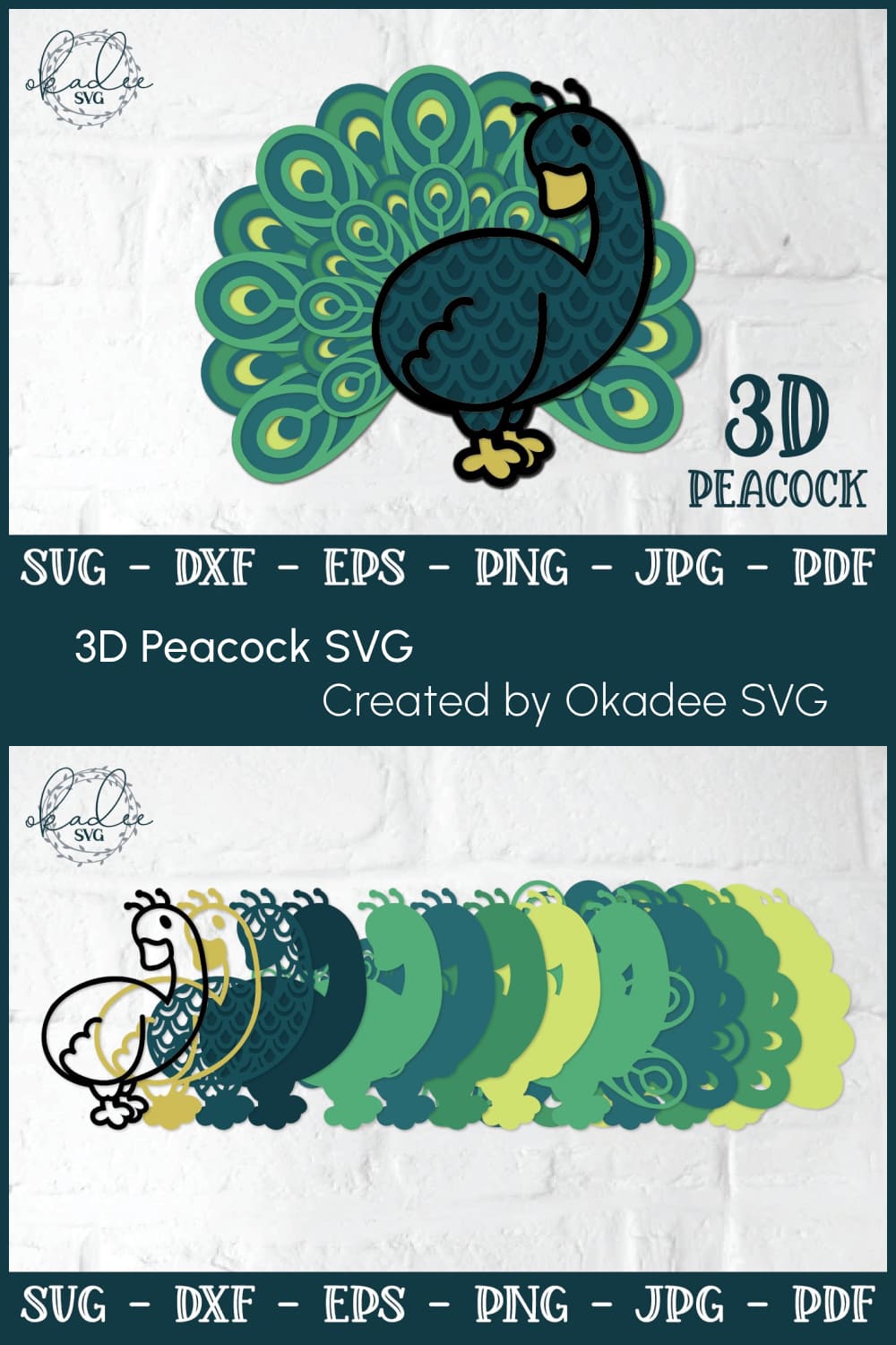 3d peacock svg layered mandala papercut peacock dxf pdf pinterest image.