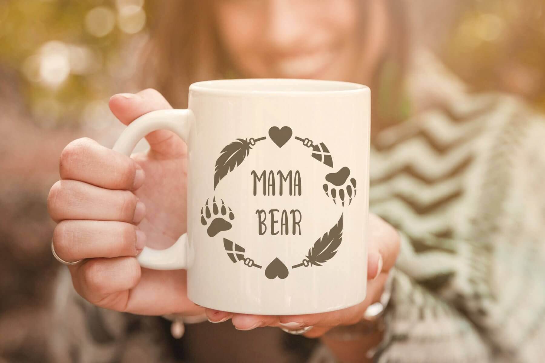Mama Bear on the Cup.
