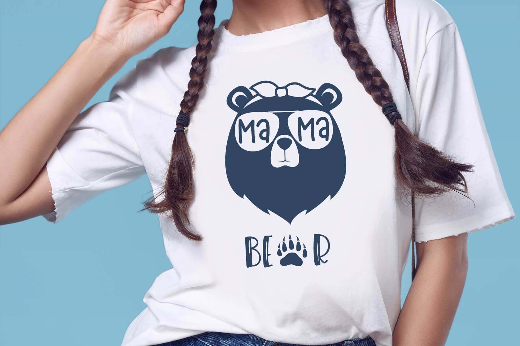 Mama Bear SVG/PNG/JPG cutting file for decal vinyl t-shirt print digital  silhouette cricut sublimation instant download mom mommy boho