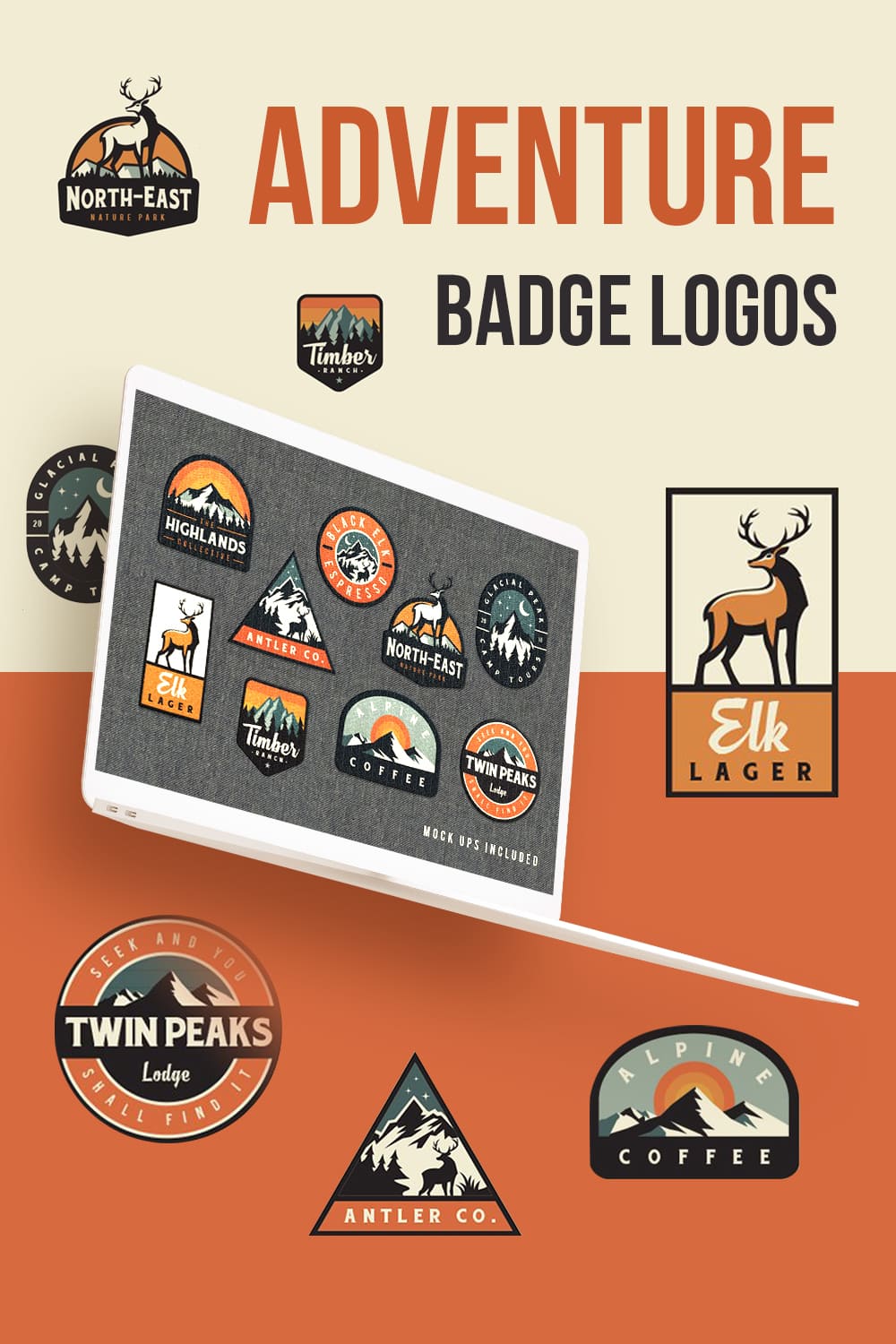 adventure badge logos pinterest image.