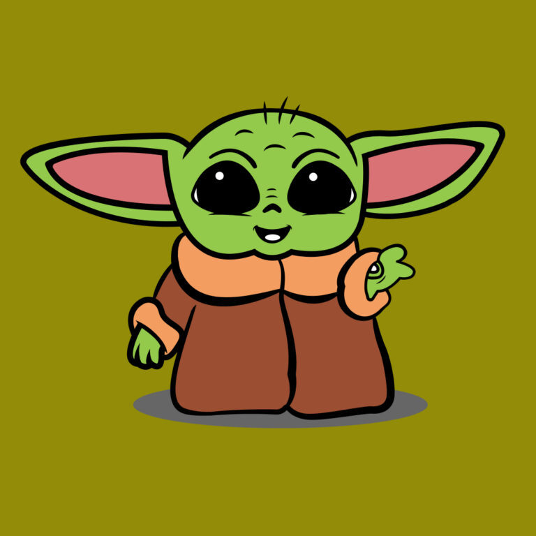 Free Baby Yoda SVG – MasterBundles