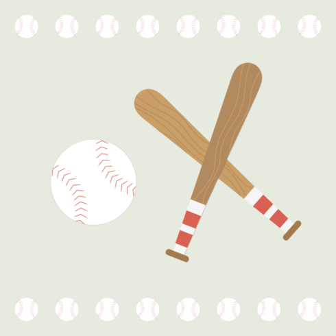 baseball svg sport files pack preview image.