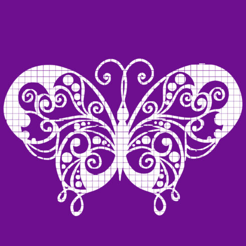 Flourish Ornamental Butterfly SVG cover image.