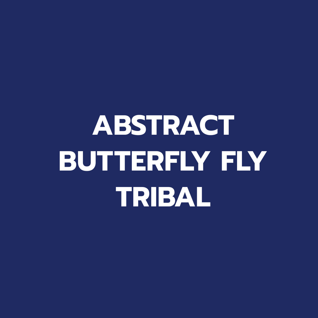 Abstract Butterfly Fly Tribal preview image.