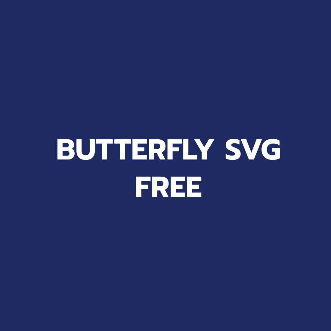 Butterfly SVG Free preview image.
