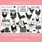 chicken bundle svg cover image.