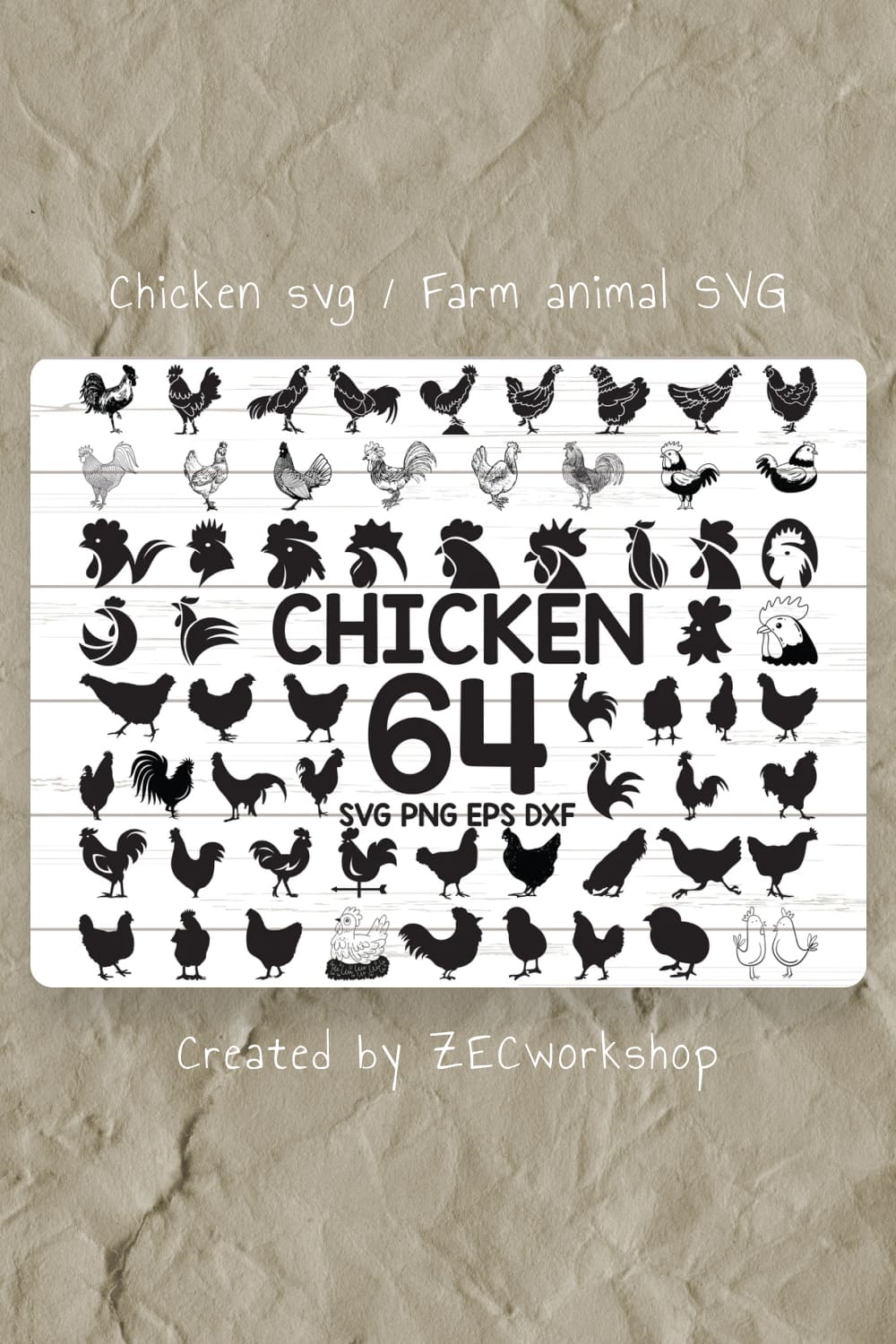 chicken svg farm animal svg pinterest image.