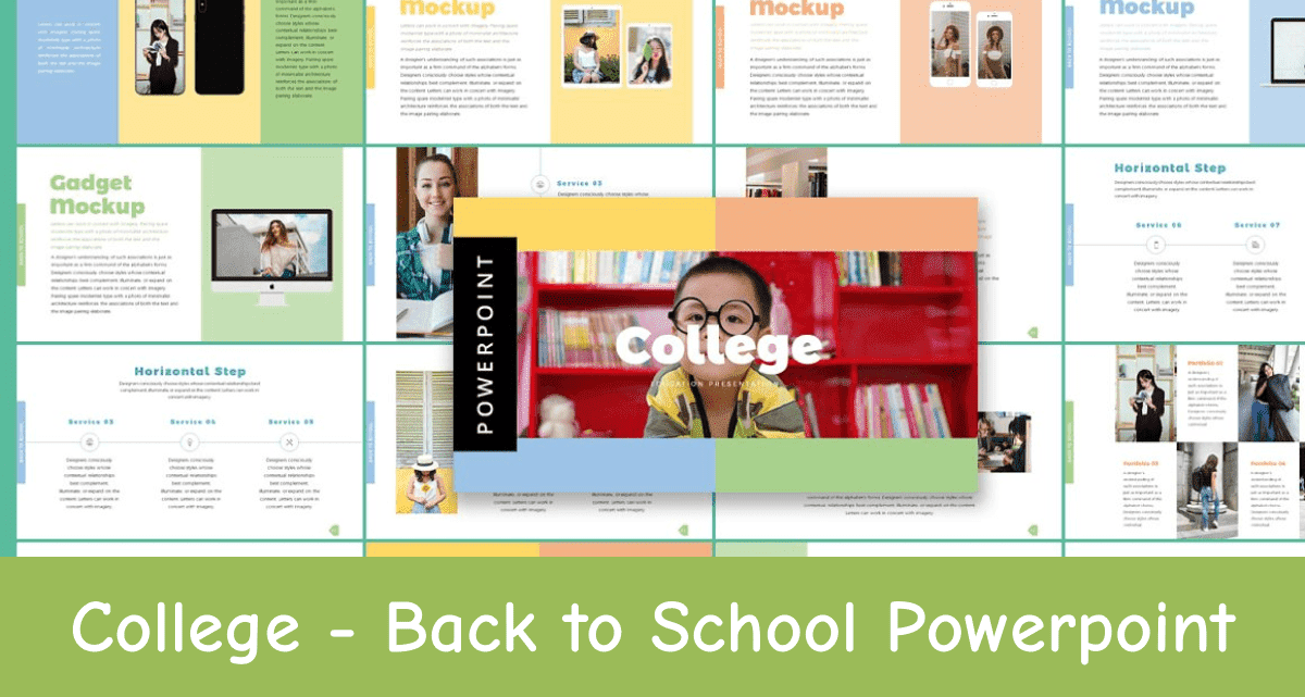 college back to school powerpoint facebook image.