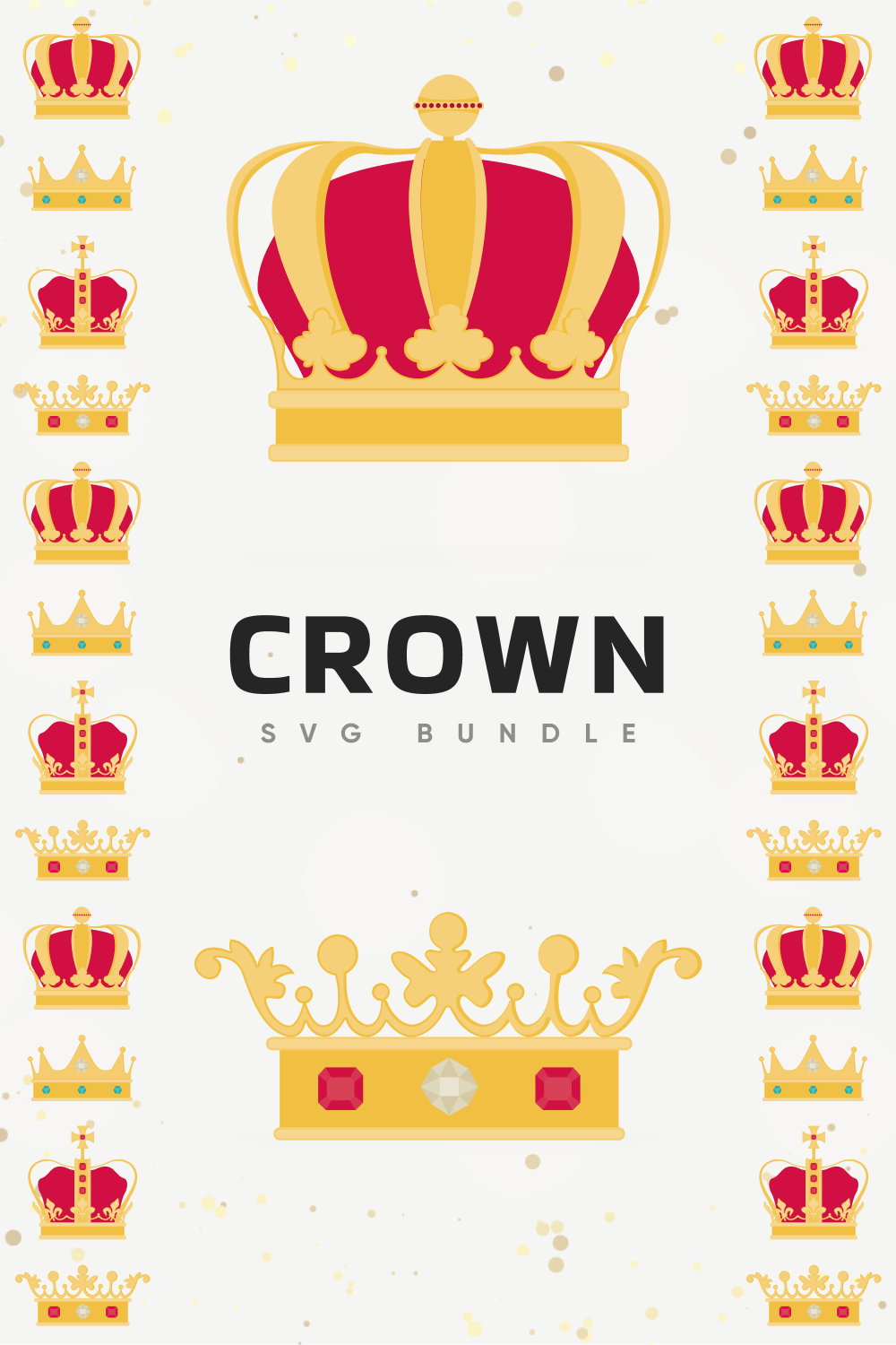 crown svg files pack pinterest