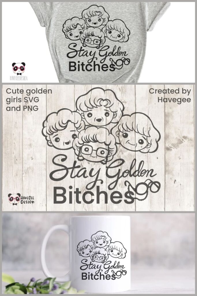 Cute golden girls SVG and PNG Pinterest.