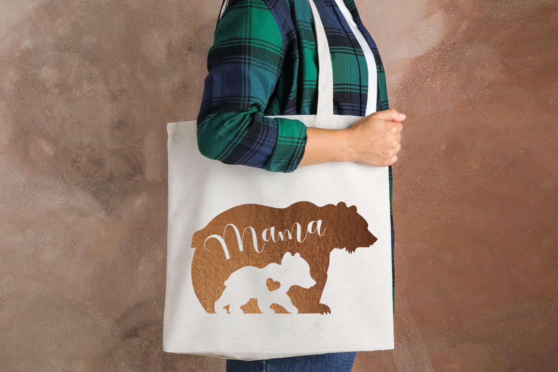 Mama Bear on the Bag.