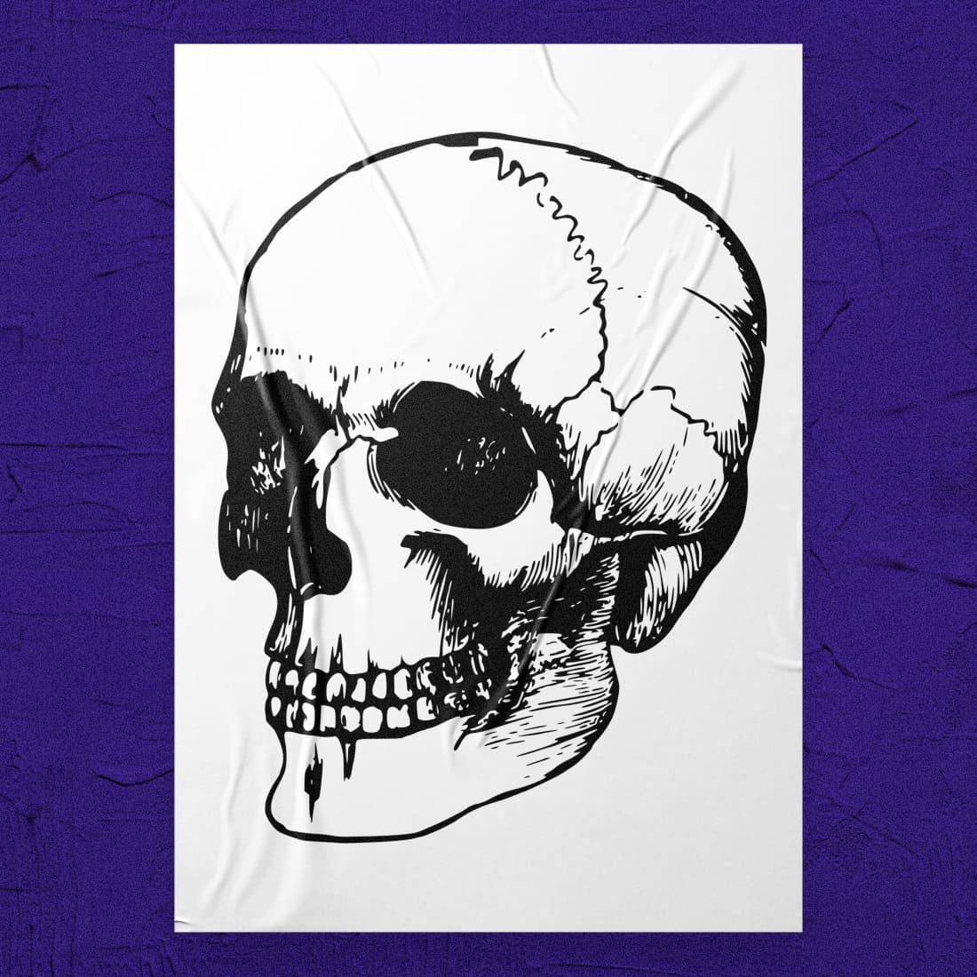 dead skeleton skull bone preview image.