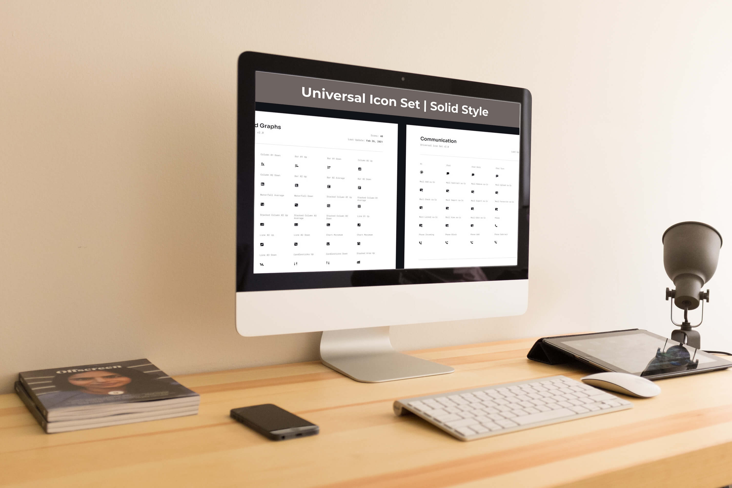 Desktop option for Universal Icon Set