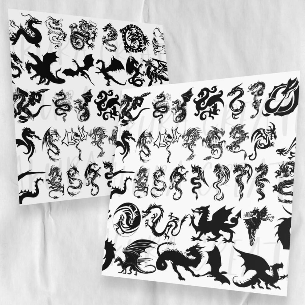 Dragon SVG Bundle - Dragon Clipart – MasterBundles