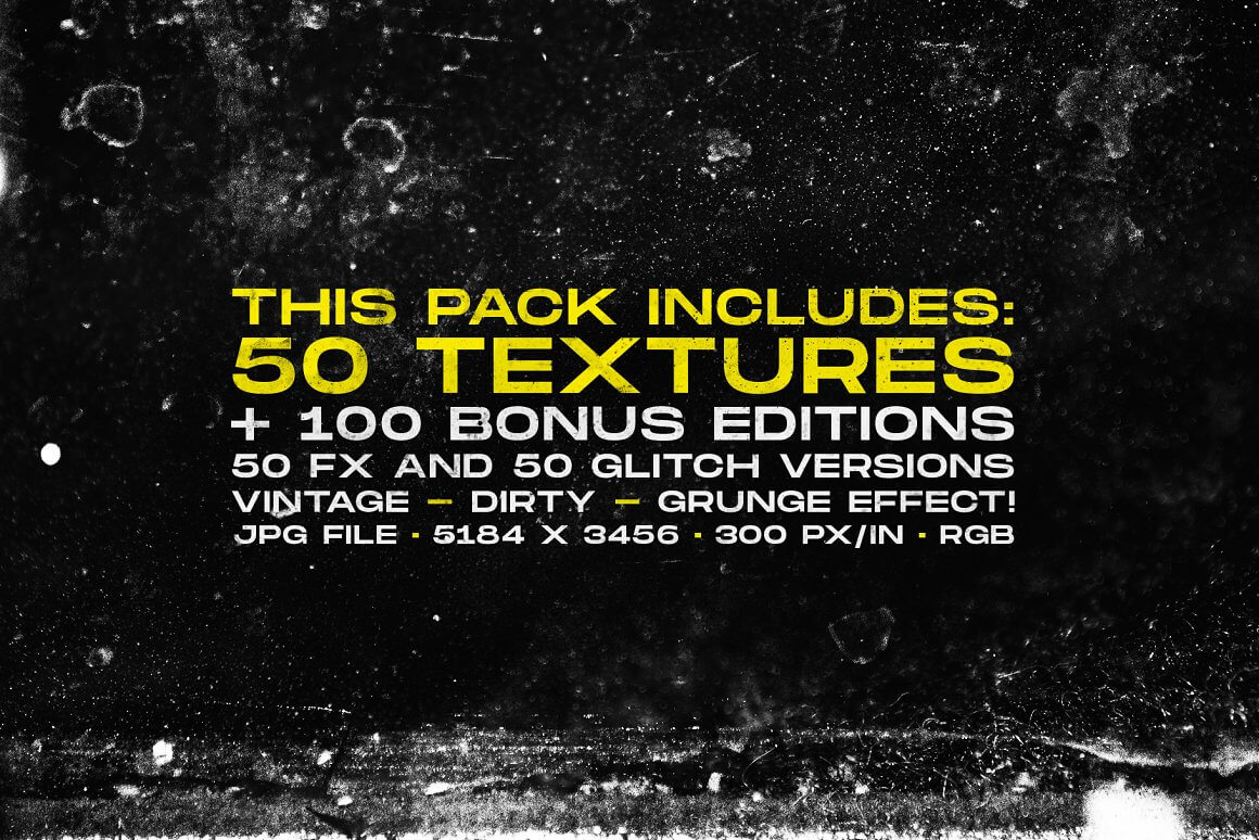 50 Textures Plus 100 Bonus Editions.