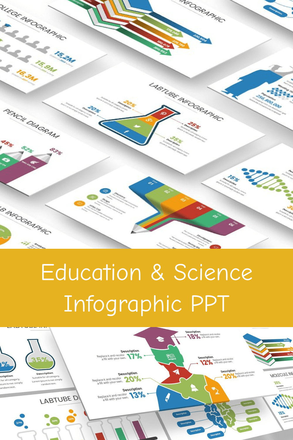 education science infographic ppt pinterest image.