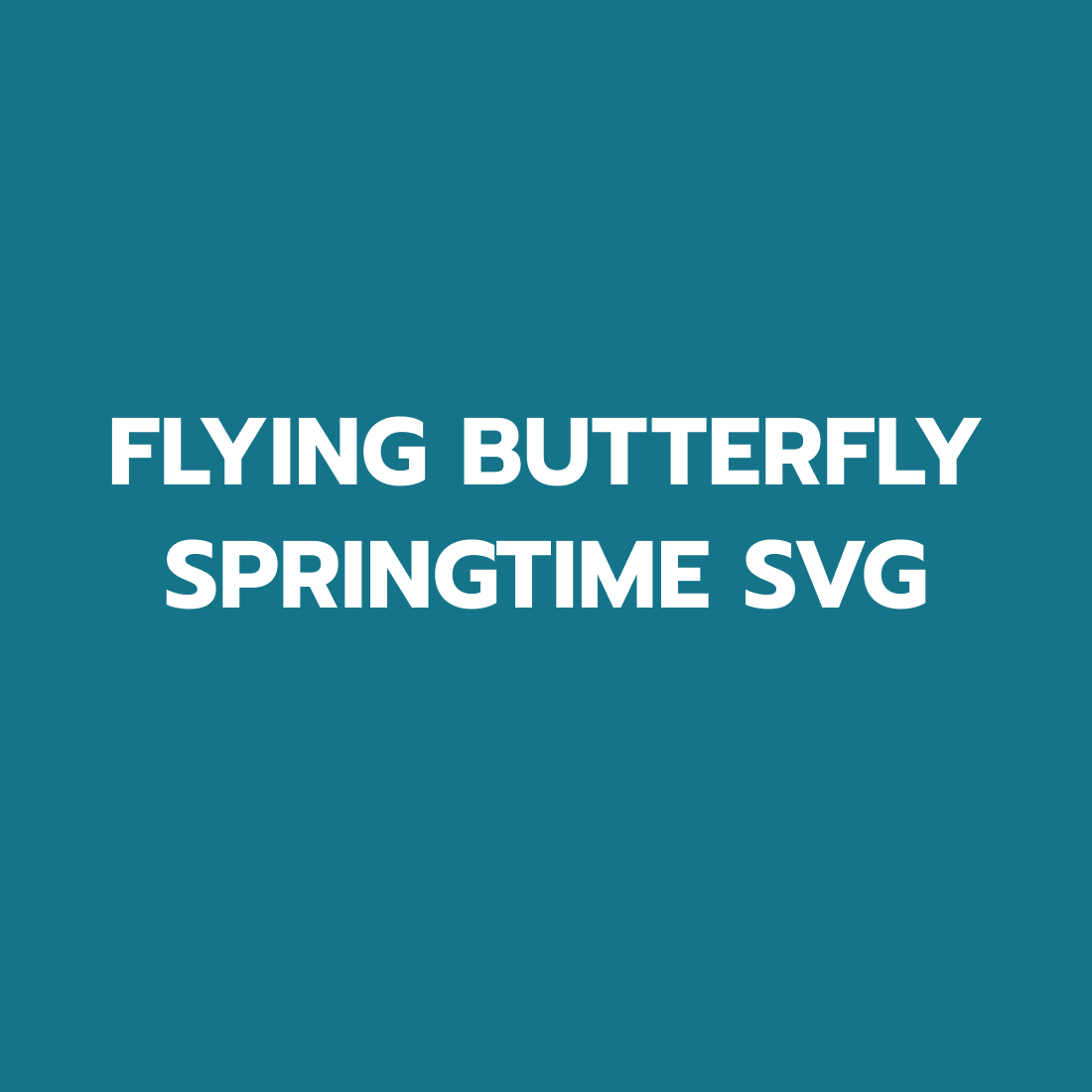 flying butterfly springtime svg