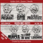 Golden Girls Quotes Bundle main cover.