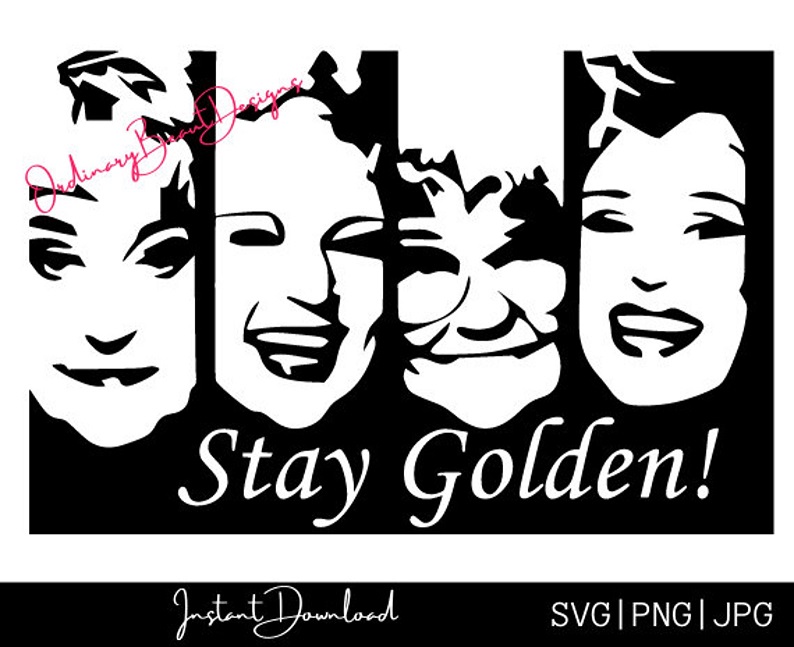 Golden girls svg preview.