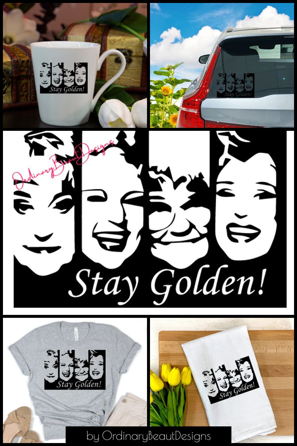 Golden girls svg. Stay golden Pinterest.