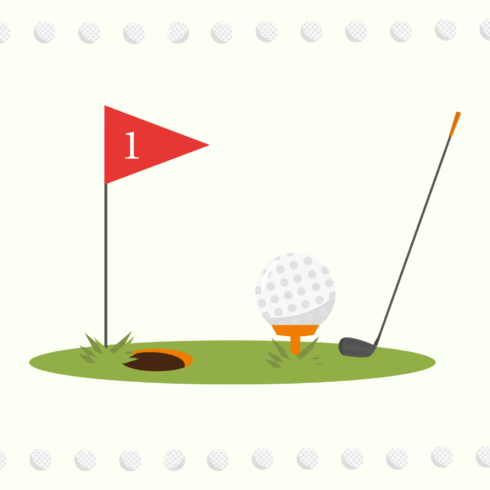 golf svg files pack preview image.