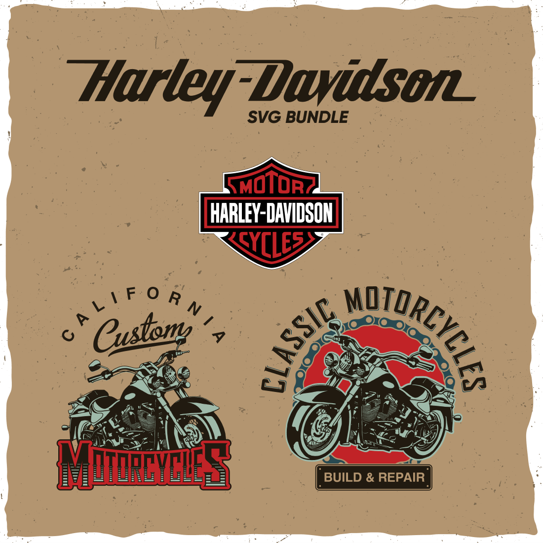 Harley Davidson Logos SVG – MasterBundles