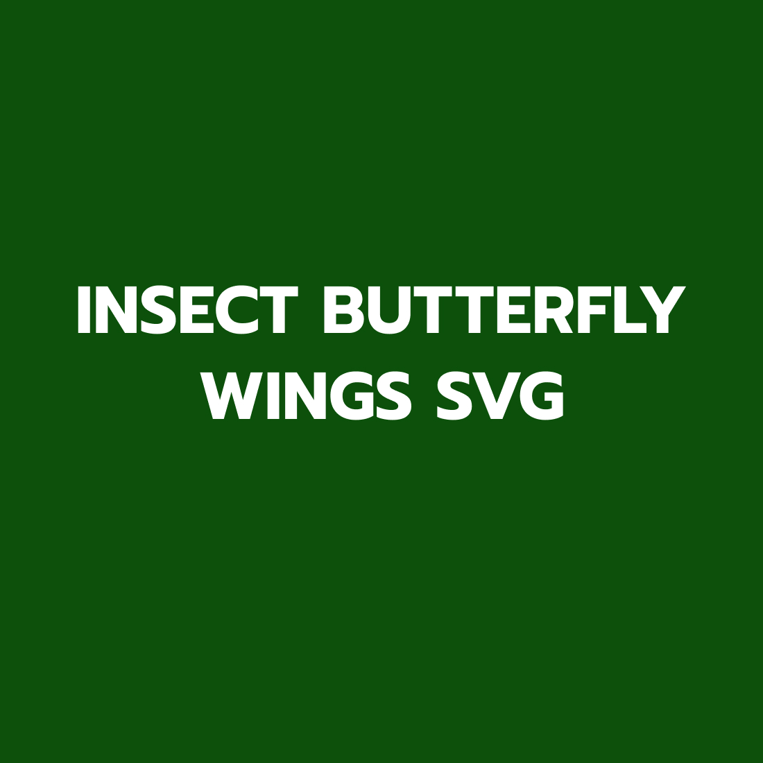 Insect Butterfly Wings SVG preview.
