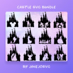 Magic Castle SVG Bundle cover.