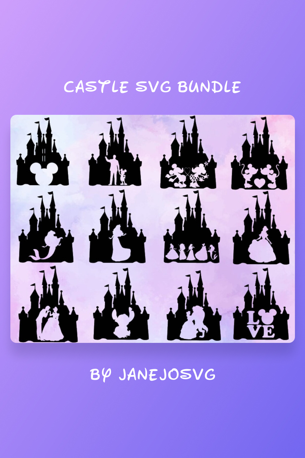 Magic Castle SVG Bundle Pinterest.