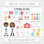 medical doctor clipart cover image.