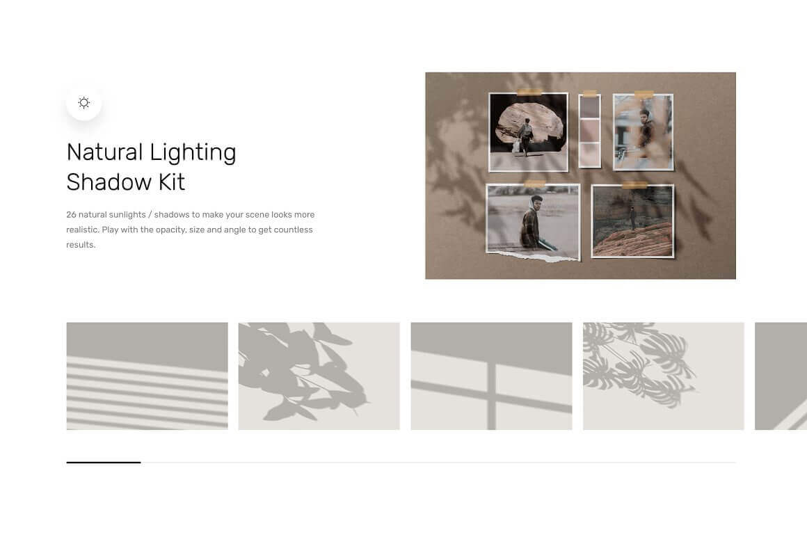 Natural Lighting Shadow Kit.