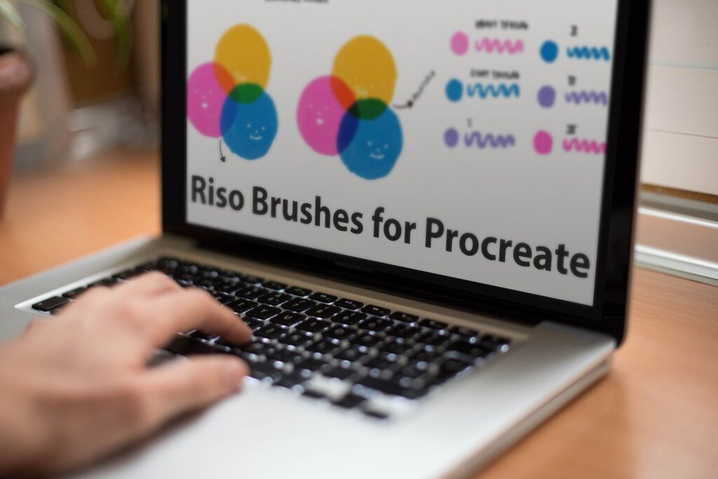 Riso Brushes for Procreate MasterBundles